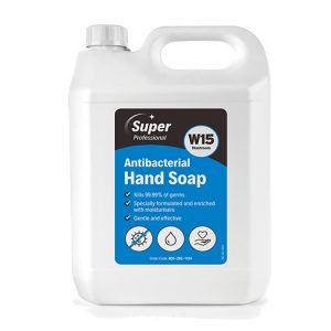 Super Professional W15 Antibacterial Hand Soap (5Ltr)