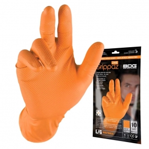 Grippaz Thick Large Nitrile Gloves – 10 pack