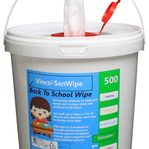 Vinco-San Education Sanitising Wipe 500 Tub
