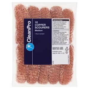 Clean Pro 10 Copper Scourers Medium