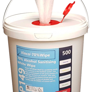 Vinco-San Alcohol Sanitising Wipe 500 Tub