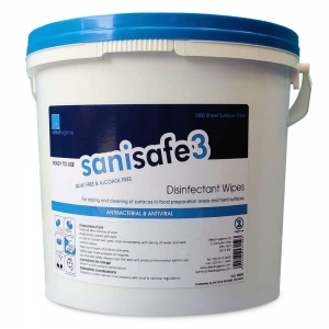 Sanisafe 3 Antibacterial & Antiviral 1000 Wipes
